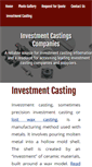 Mobile Screenshot of investment-castings.net